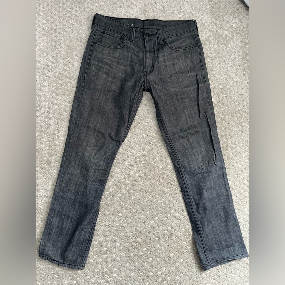 Levi's 511 Jeans Men’s W32xL30 Gray Wash Denim Skinny Slim Fit 100% Cotton